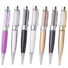 Pen Usb 2019 New Fashion Metal Crystal Ball Pen Customized USB Pen