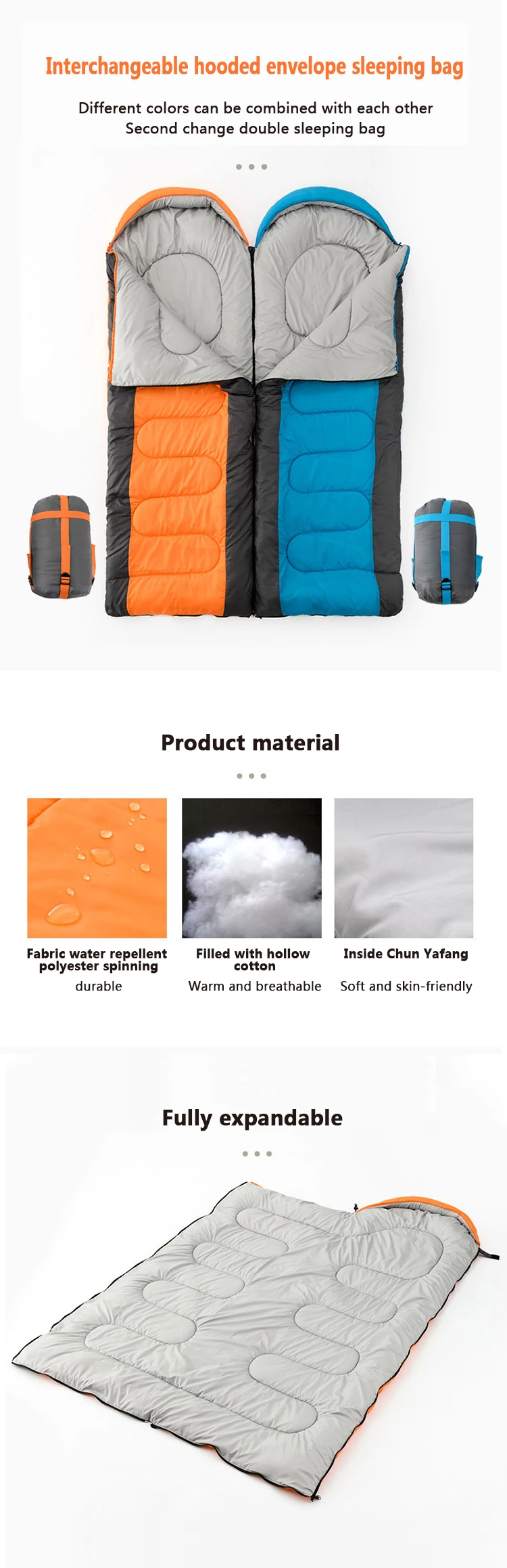 Ultra-light waterproof wearable sleeping bag - Sleeping Bag - 2