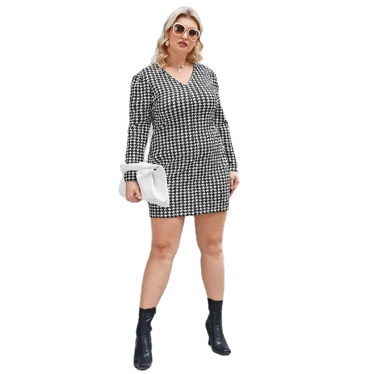 Houndstooth Sustainable Casual Elegant 