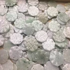 Pendant Jade Jadependant Stone Pendant DIY Natural Stone Bagua Craft Pendant Jade Jewelry Pendant Wholesale
