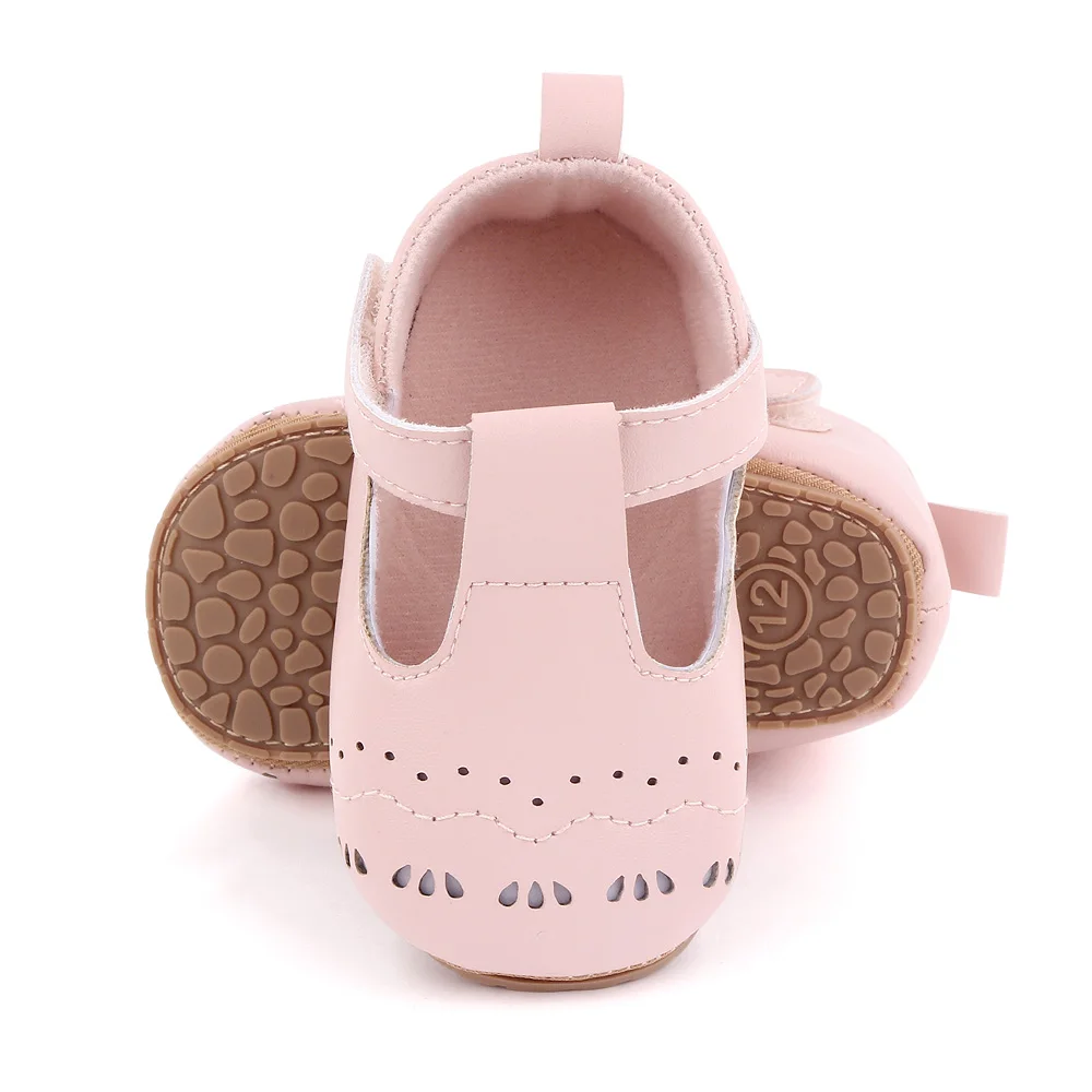 Spring and Summer Infants Hollow-out Polka Dot Soft Sole Non-slip Baby Girls Simple Toddler Sandals factory
