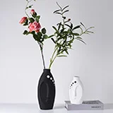 Top Grade High Luxury fashion Rotate texture matte white ceramic vases for table decorative wedding hotels.jpg