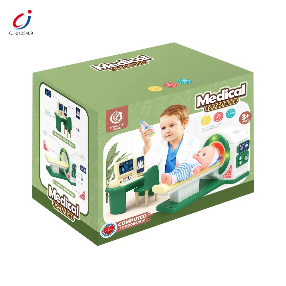 New Arrival Educational Computer CT Machine Doctor Play set Toy, Pretend Play Kid Toy Doctor Set Toys For Kids