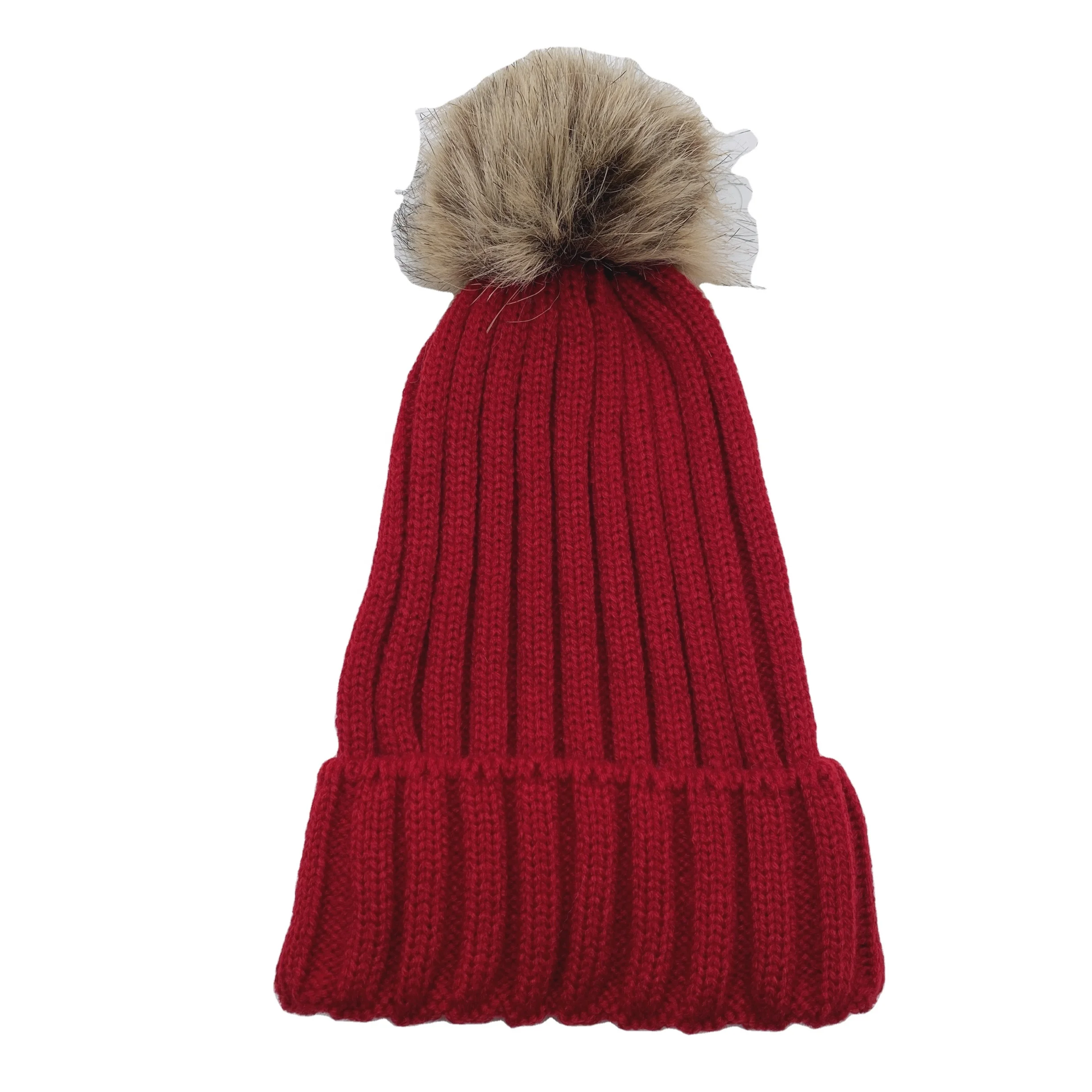 burgundy winter hat