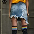 Skirt Skirt TCH Low Price Guaranteed Quality Light Luxury Brand Wing Letter Hot Drill Irregular Short Skirt