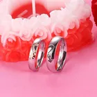 Couple Ring Fashion Personalized Rose Gold Engangement Wedding Couple Ring For Men And Women
