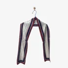 Scarf Long 155*16cm Fashion Ladies Women Scarf Sunscreen Shawl Long Print 100% Silk Square Scarf