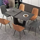 Table Modern Modernmodernmodern Rock Slab Dining Table Modern Minimalist Retractable Dining Table