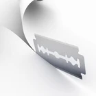 Blade Razor Sweden Stainless Steel Shaving Blade Custom Logo Face 5 Blade Safety Disposable Plastic Shaving Razor