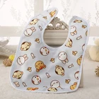 Cotton Bibs Cotton Baby Bib Hot Selling Snap Closure Eating Meals Lunch Waterproof Cotton Baby Bibs