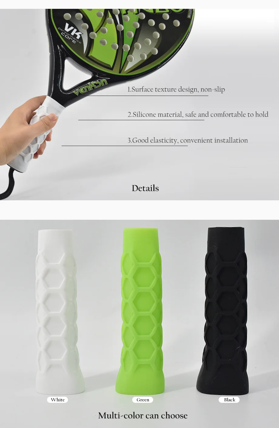 Silicone Grip Sleeve For Tennis Racket Buy Silicone Grip For Tennis