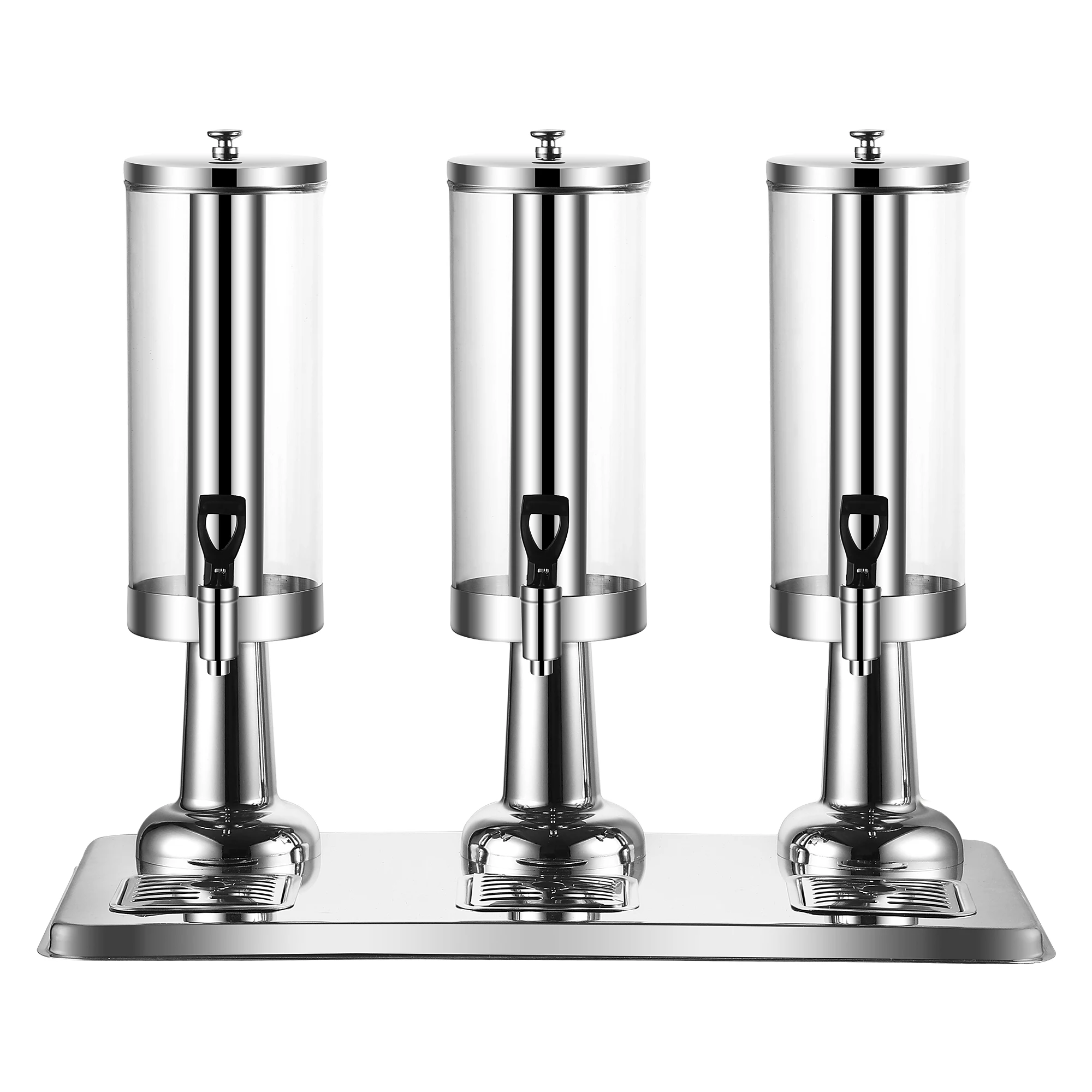 L Juice Dispenser Three Tanks Stainless Steel Drink Dispenser Beverage