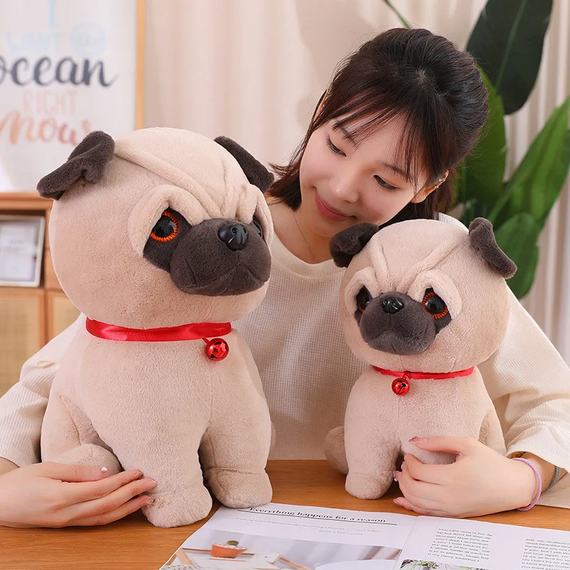 Wholesale new style stuffed animal dog ugly cute Shar Pei dog plush toy sleeping pillow supplier custom soft toys