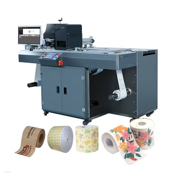 Kelier Factory Sale Automatic Roll To Roll Digital Paper Label Printing Machine Colorful Logo Printing Single Pass Printer