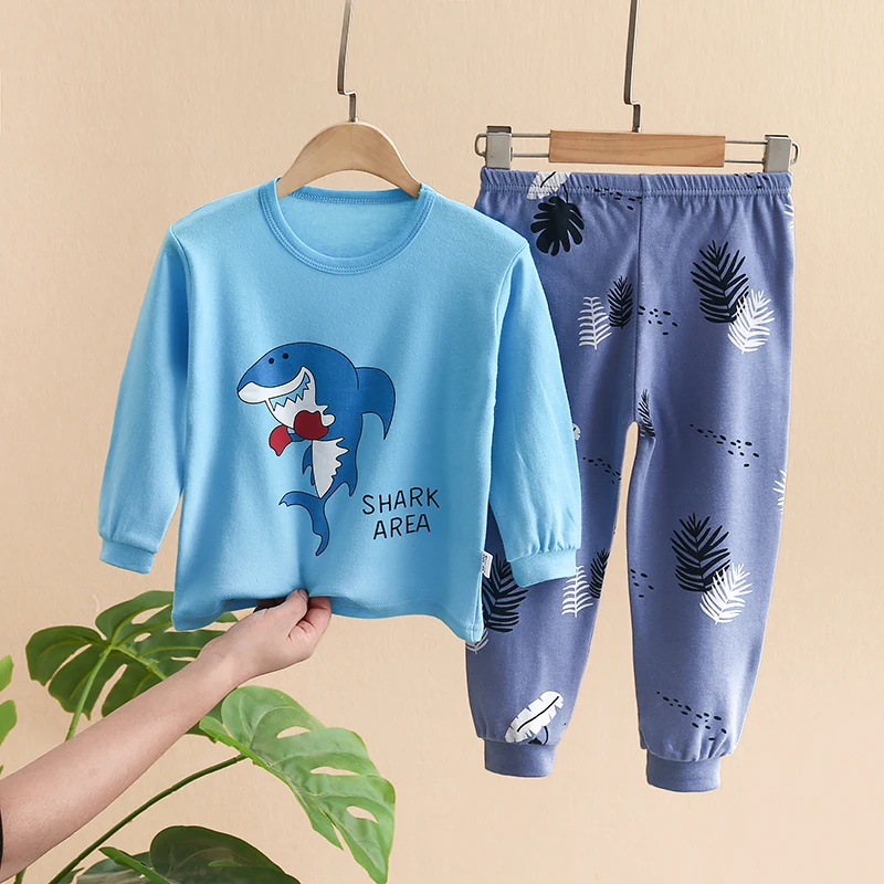 Baby Pajama Set Kids  Baby Long Sleeves Sleepwear  100% cotton  children's clothes