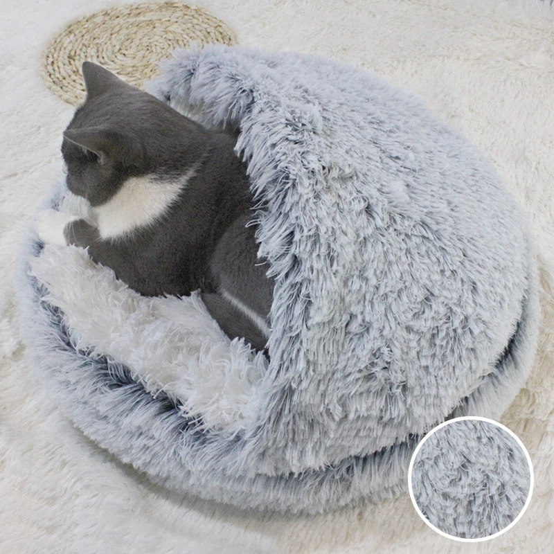 Plush Cat Bed main image 1