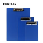 Clipboard UDWELLS Folding Clipboard A4 Board Writing Folder Personalised Plastic Clipboard With Storage