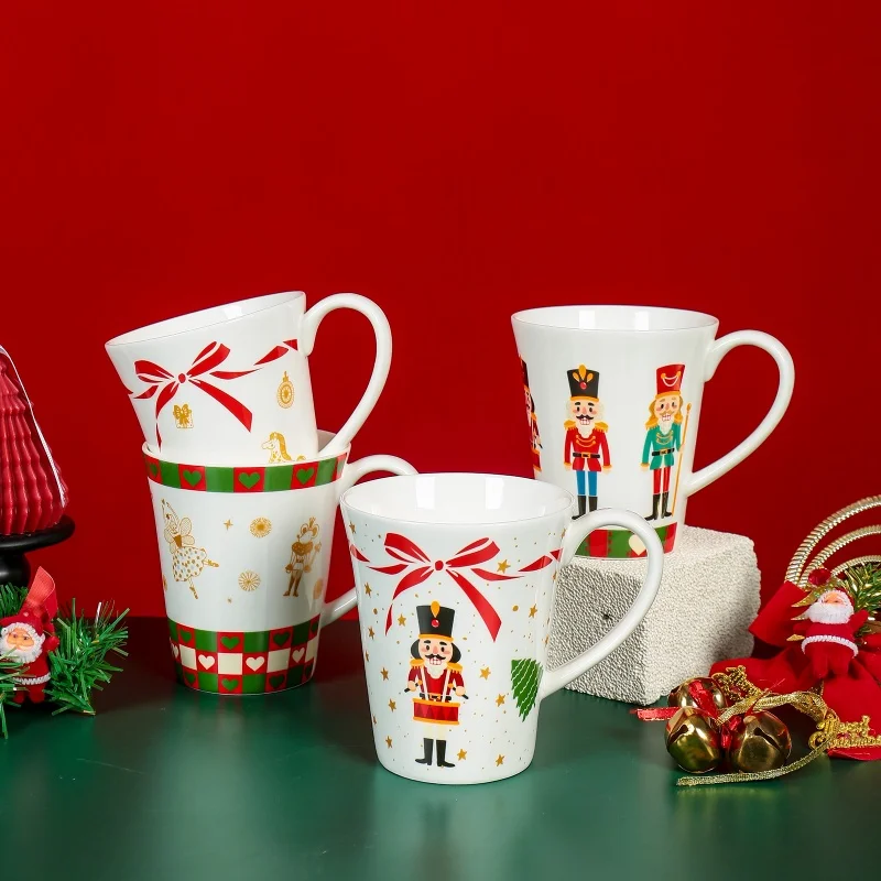 product custom christmas guest charger plates dinner sets reindeer plates dishware xmas dinnerware tableware set-6