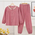 Exquisite Craftsmanship 100% Cotton Women Sleepwear Custom New Fashion Pajama For Home