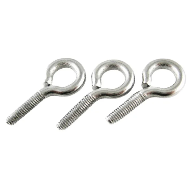 Mini Union Bolt for Wooden Surface 25mm Stainless Steel Self-Tapping Hook Swivel Eye Screw Zinc Plating Metric Measurement details