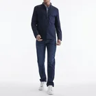 Men Jacket Full Sleeve Solid Men Jacket Wind Cheater For Streetwear Male Warm Clothing Casual Fashion