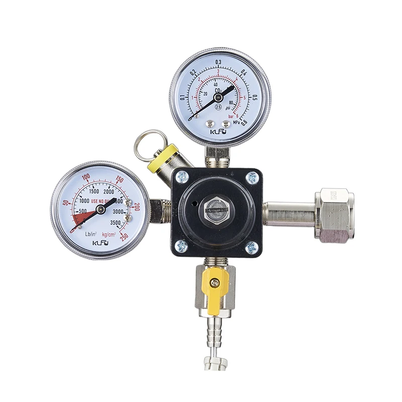 product primary co2 tank regulator safety pressure relief valve for beer wine soda brew setup quality regulator for carbon dioxide-3