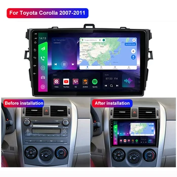 Touch Screen Head Unit Multimedia Video Navigation Car Radio For Toyota Corolla 2007 2008 2009 2010 2011