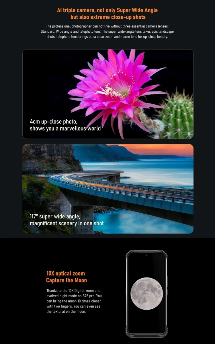 Doogee S95 Pro 2021 4G 8G+128G/256G Rugged 6.3 inch 5150mAh 48MP Android 9.0