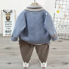 Boys 2021 New Spring Autumn Clothing Knitted Cardigan Crochet Cartigan For Boys And Girls
