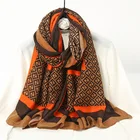 Scarf Shawl Lady Factory Direct Sales Solid Color Cotton Custom Size Lovely Luxury Scarf Shawl For Lady