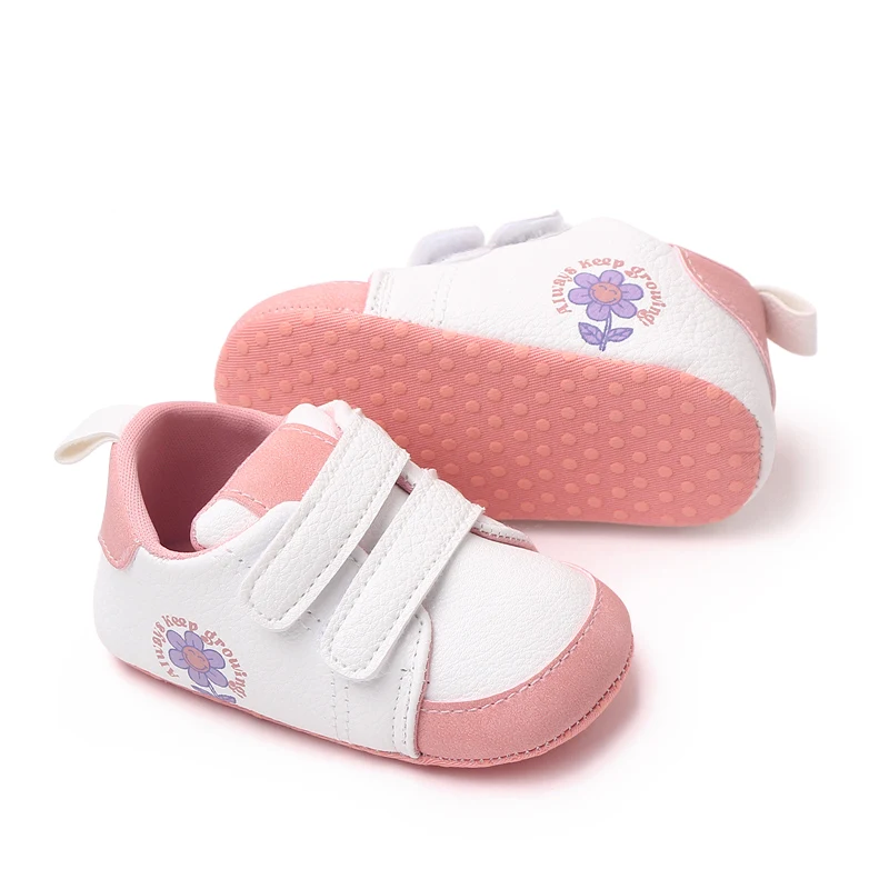 Spring and Autumn Matching Flowers Soft Soled Baby Casual Shoes for Boys and Girls manufacture