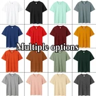 Shirt Tshirts Wholesale High End Quality Sublimation Casual Streetwear T Shirt Oem Custom Logo Tagless Premium Men Basic Blank Plain Tshirts