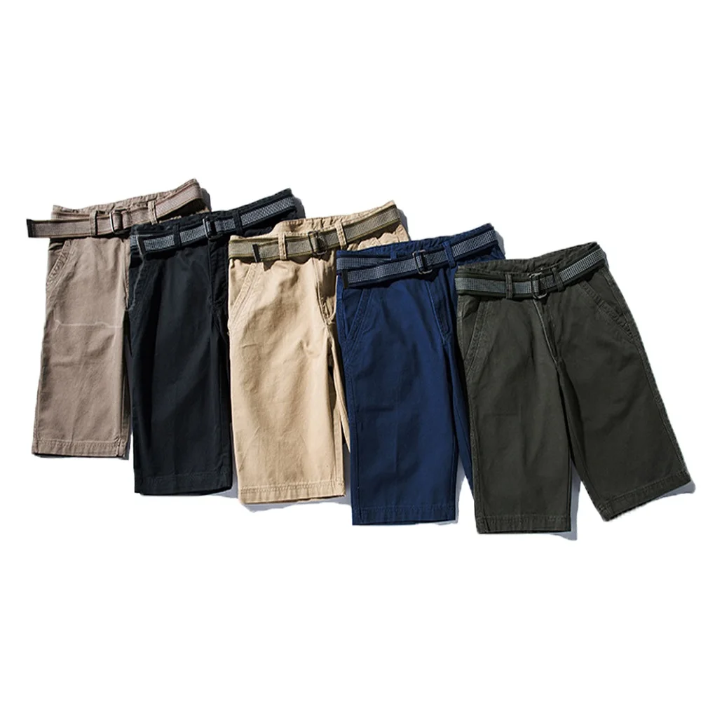 Belt Comfortable Men Camo Cargo Shorts 