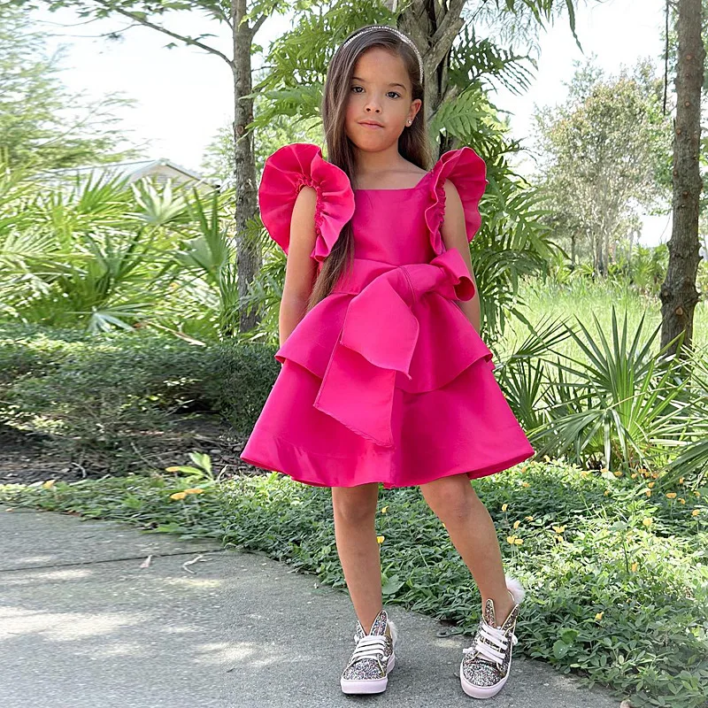 Girls Dresses Summer Trendy Cute Princess Little Girl Dress Korean Style Children's Clothes