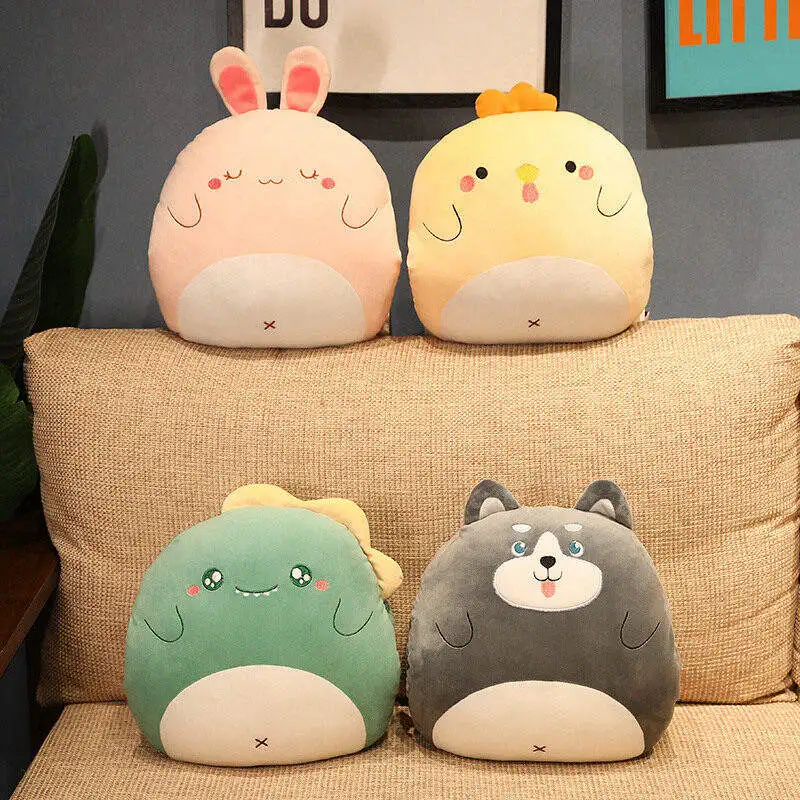 Hot Selling Cpc Ins 3 In 1 Plush Animal Pillow/hand Warm/blanket Cute Kawaii Multifunction Pillow