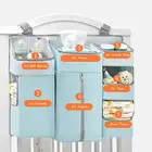 Crib Multi-functional Nursery Crib Hanging Nappy Change Organizer