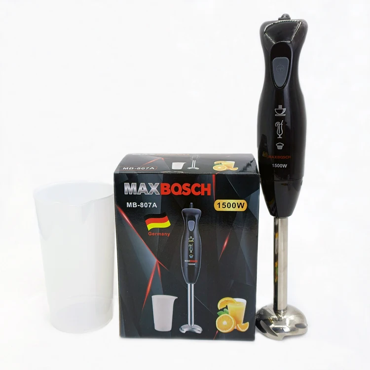 Bosch One Speed Hand Blender 1000W With Detachable Rod BLACK Market