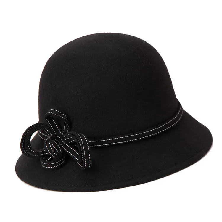Warm Wool Dome Hat Cloche Fedoras Cap 