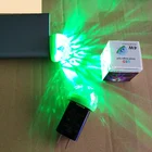 Mini LED USB RGB Magic Ball Music Sound Control KTV DJ Disco Light Stage Lamp Effect Light With Mi-cro USB