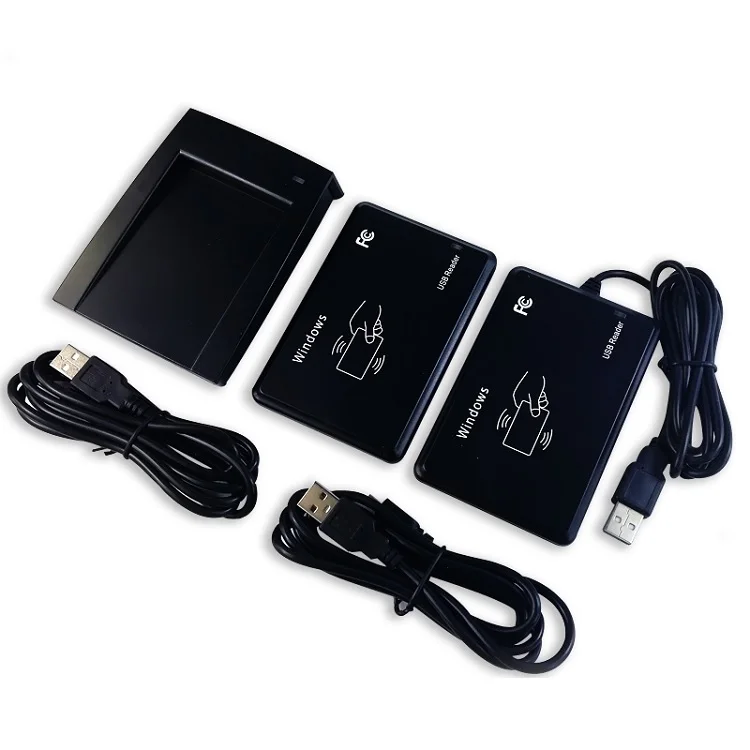 Dual frequency USB RFID Reader USB Proximity Smart Card Reader no drive issuing device RFID Desktop Card Reader