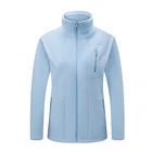 Women OEM ODM Custom Unisex Classic Full Zip Front Polar Ladies Women Fleece Jacket