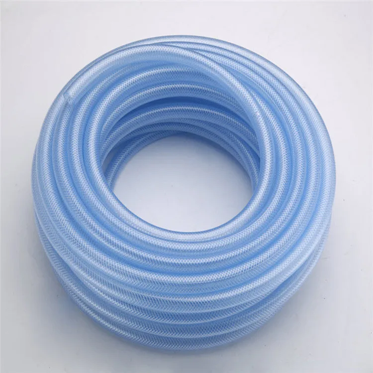 Sold By The Meter PVC Fiber Reinforced Tube Clear Plastic Hose Pipe 
