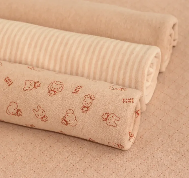 Customized knitted fabric print pattern design bamboo cotton newborn infant baby muslin swaddle blanket