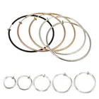 Clip Earrings Clip Earring Big Circle Painless Ear Clip Earrings Non Piercing Earrings For No Ear Hole Women