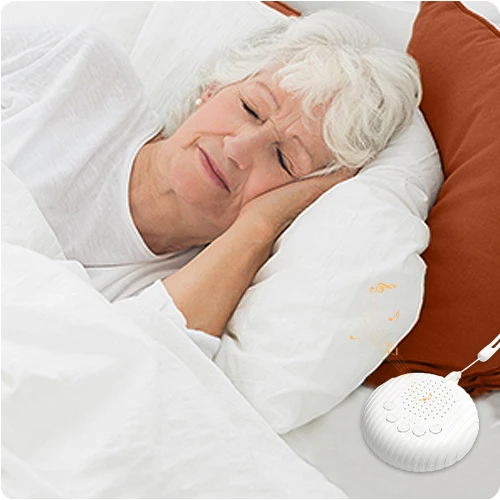 Customized Portable Baby Soothing Sounds Night Light USB Charging Sleep Aid Timer Device with White Noise Music 10 Speakers factory