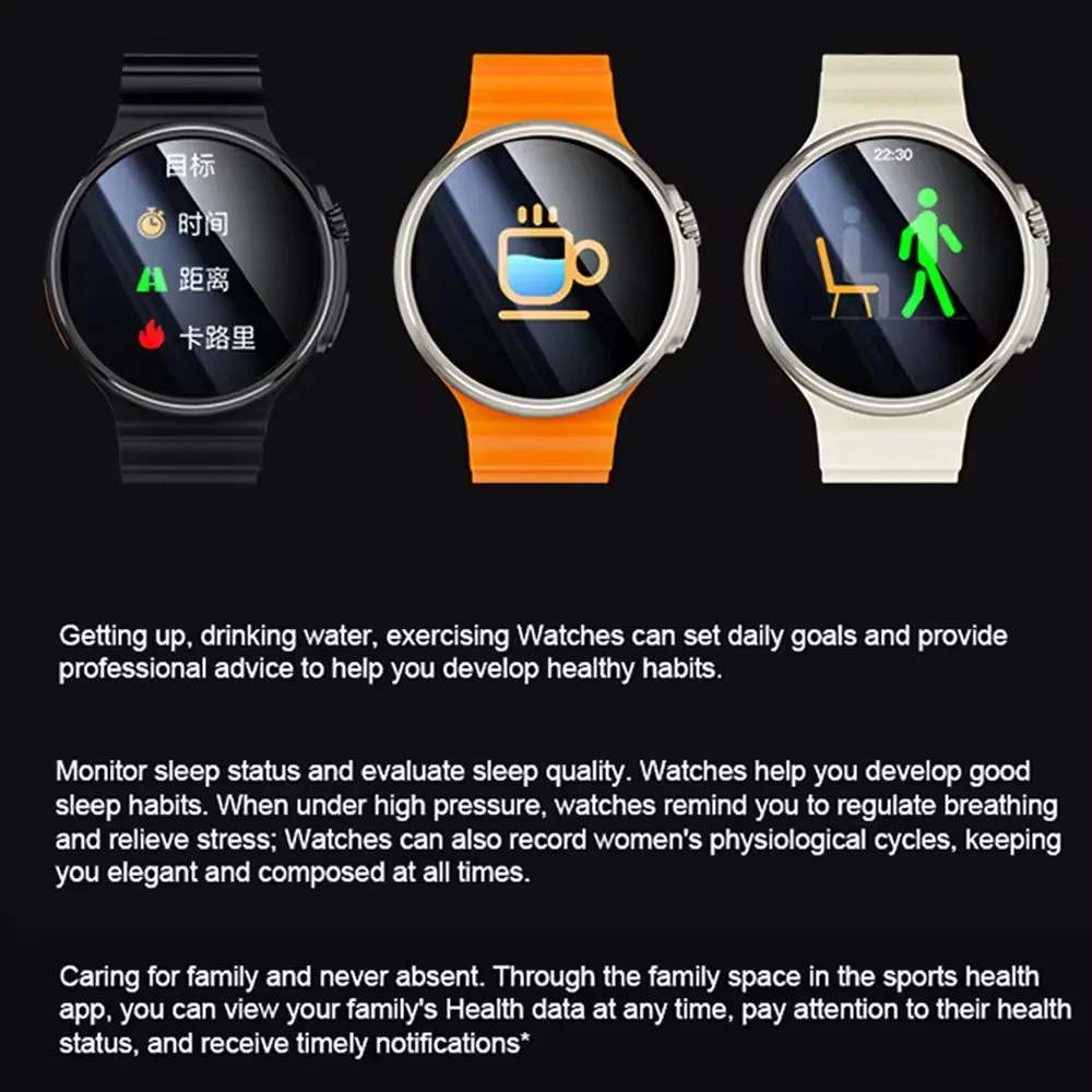 Best Seller V3 ULTRA MAX HD Screen 15 Long Endurance Smart Watch NFC B Pressure SOS Emergency Call Sleep Tracker