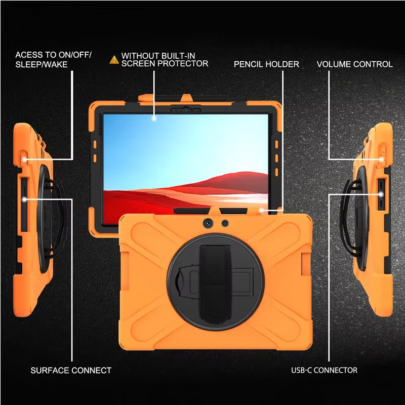 3 hard shell case soft silicone inner layer shockproof protective cover-3