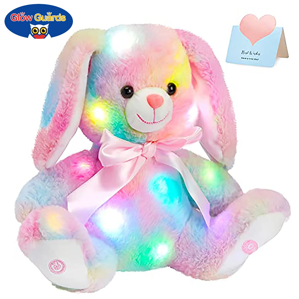 rainbow bunny teddy