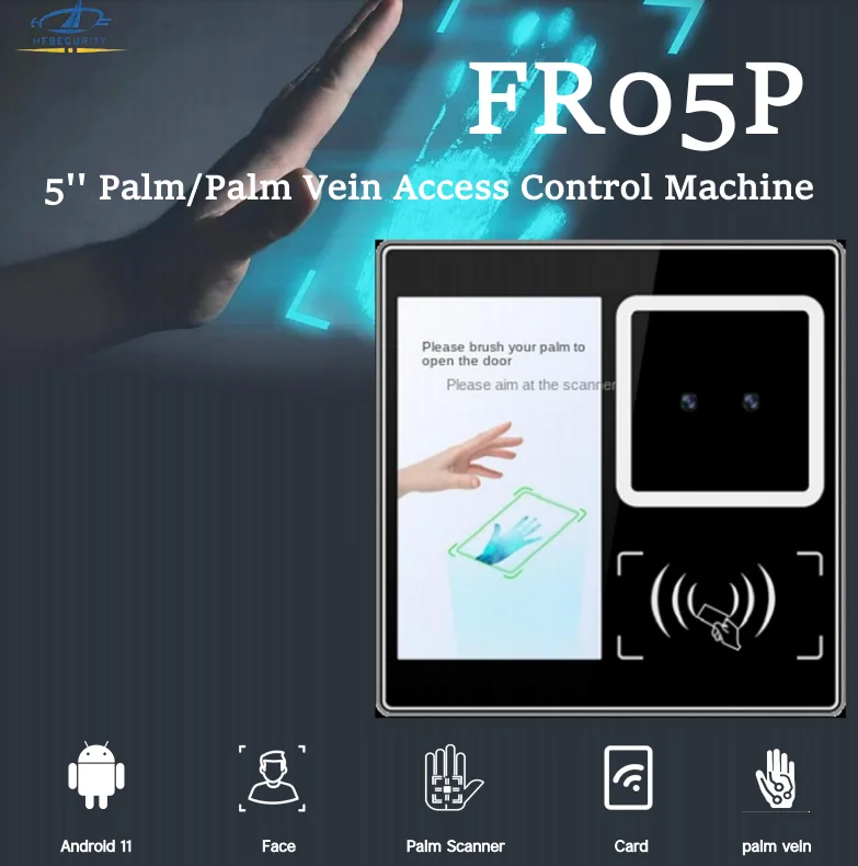 Hfsecurity Fr P Android Cloud Central Management Palm Vein Nfc