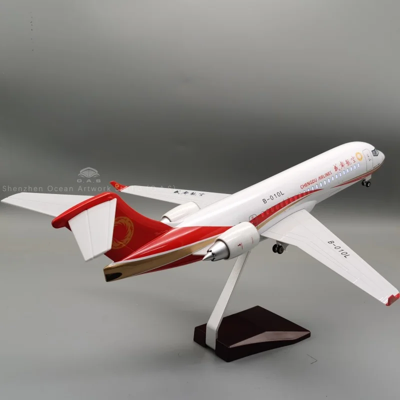 laircraft plane model scale model aircrafts with light arj21 algerian aircraft airlines 47cm boeing model airplanes-5